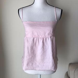 Acrobat Pink Open Tie-Back Blouse